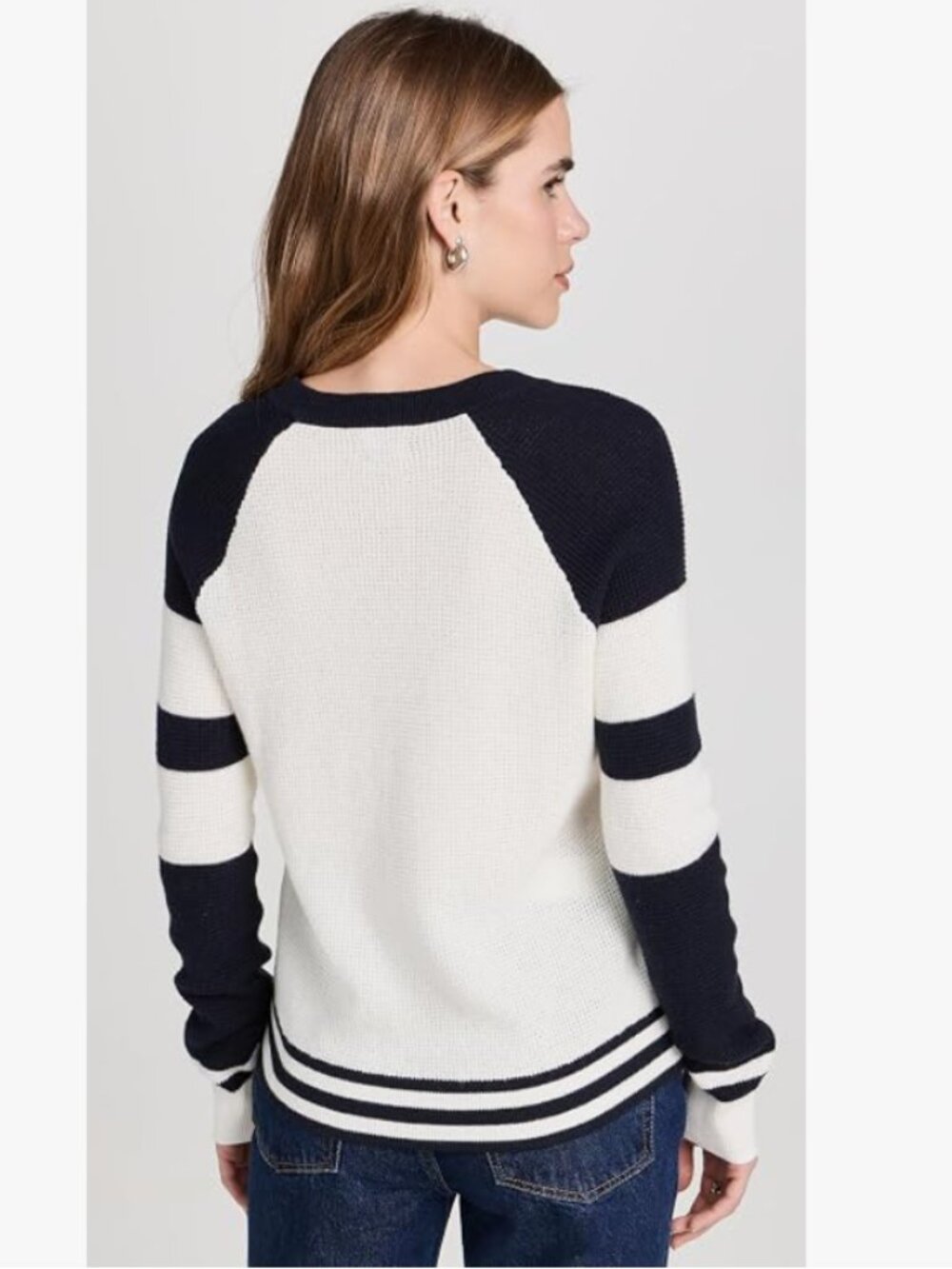 FAHERTY Women's Throwback Stripe Sweater (Large) - Picture 3 of 9